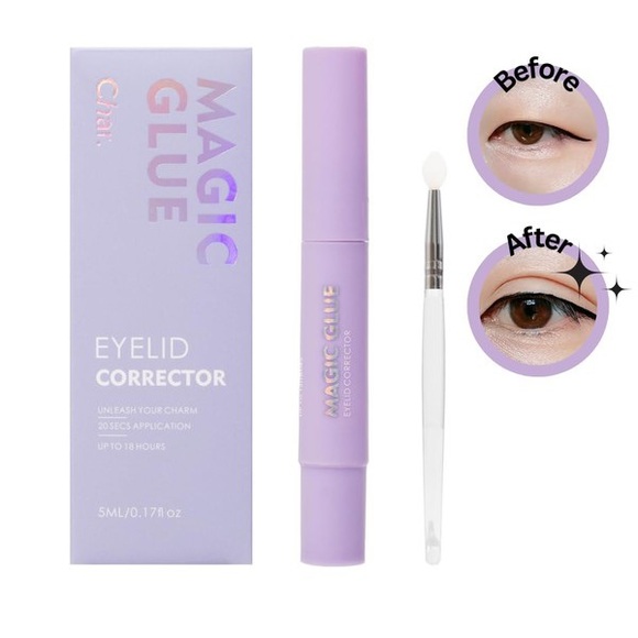 Char Magic Glue Eyelid Corrector Eyelid Lifter, Clear Adhesive - Picture 1 of 5